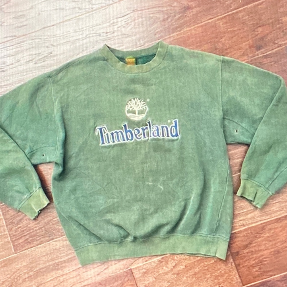 Timberland Olive Crewneck Sweater